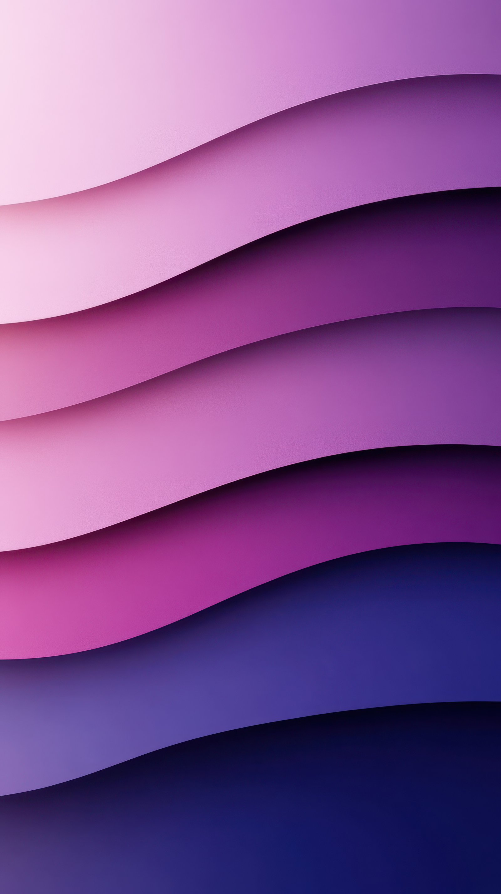 Layers of vibrant colors blend seamlessly in a gradient design showcasing purple and pink hues
